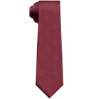 Masonic Freemason Necktie With Compass G Emblem