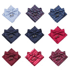Paisley Bow Tie Set With Pocket Square And Cufflinks