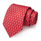 Men’s Geometric Print Necktie – Classic Formal Tie
