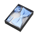Men's Bow Tie Gift Set With Pocket Square & Lapel Pin